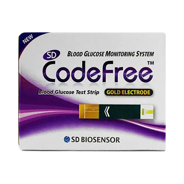 Codefree Blood Glucose Test Strips (1 Box = 25 Strips)