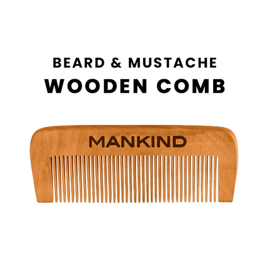 Beard & Mustache Wooden Comb – For Styling & Grooming