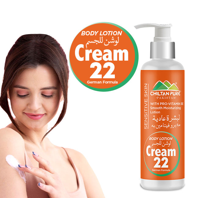 Cream 22 Body Lotion - Protect your Sensitive Skin From Dehydration