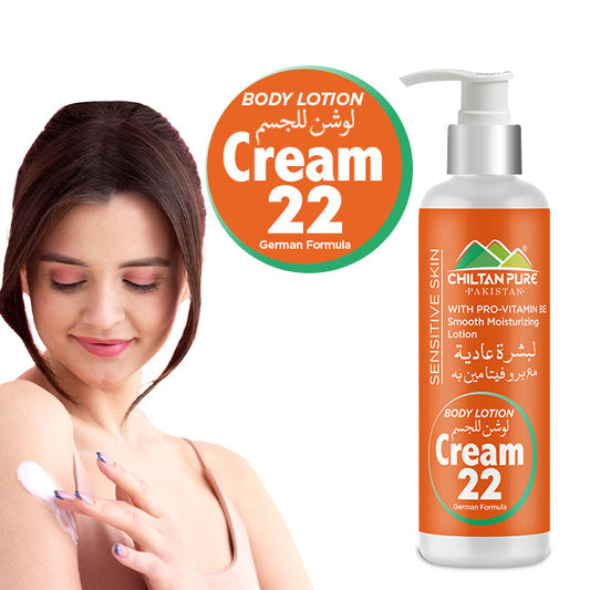 Cream 22 Body Lotion - Protect your Sensitive Skin From Dehydration