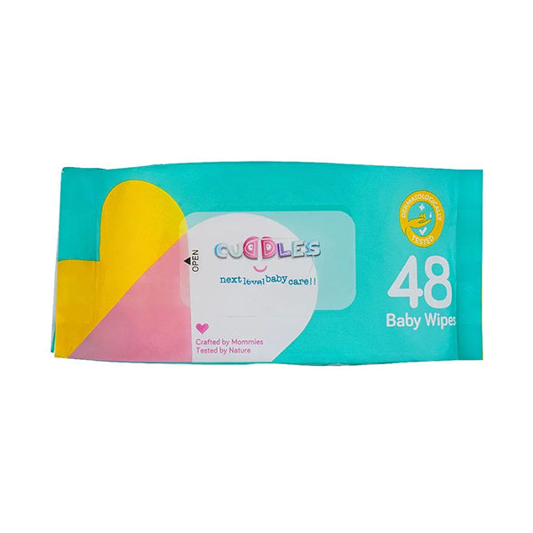 Cuddles Cloth-Like Baby Wipes (Pack Of 48)