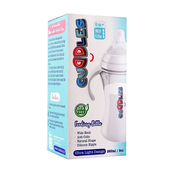 Cuddles Feeding Bottle 6m+ 260ml/9oz