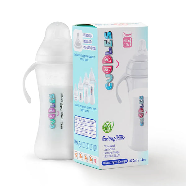 Cuddles Feeding Bottle 6M+ 330Ml/11Oz