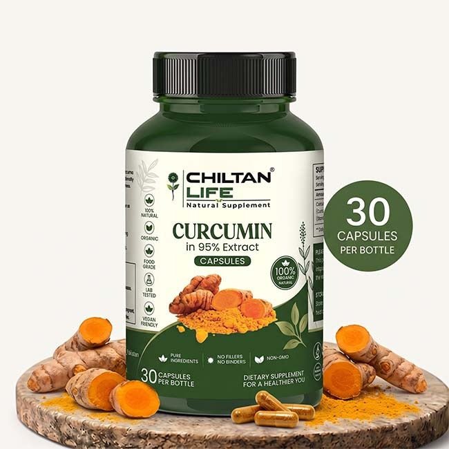 Curcumin Capsule 100% Natural Curcumin Tablets 30 Per Bottle 500mg - Mamasjan