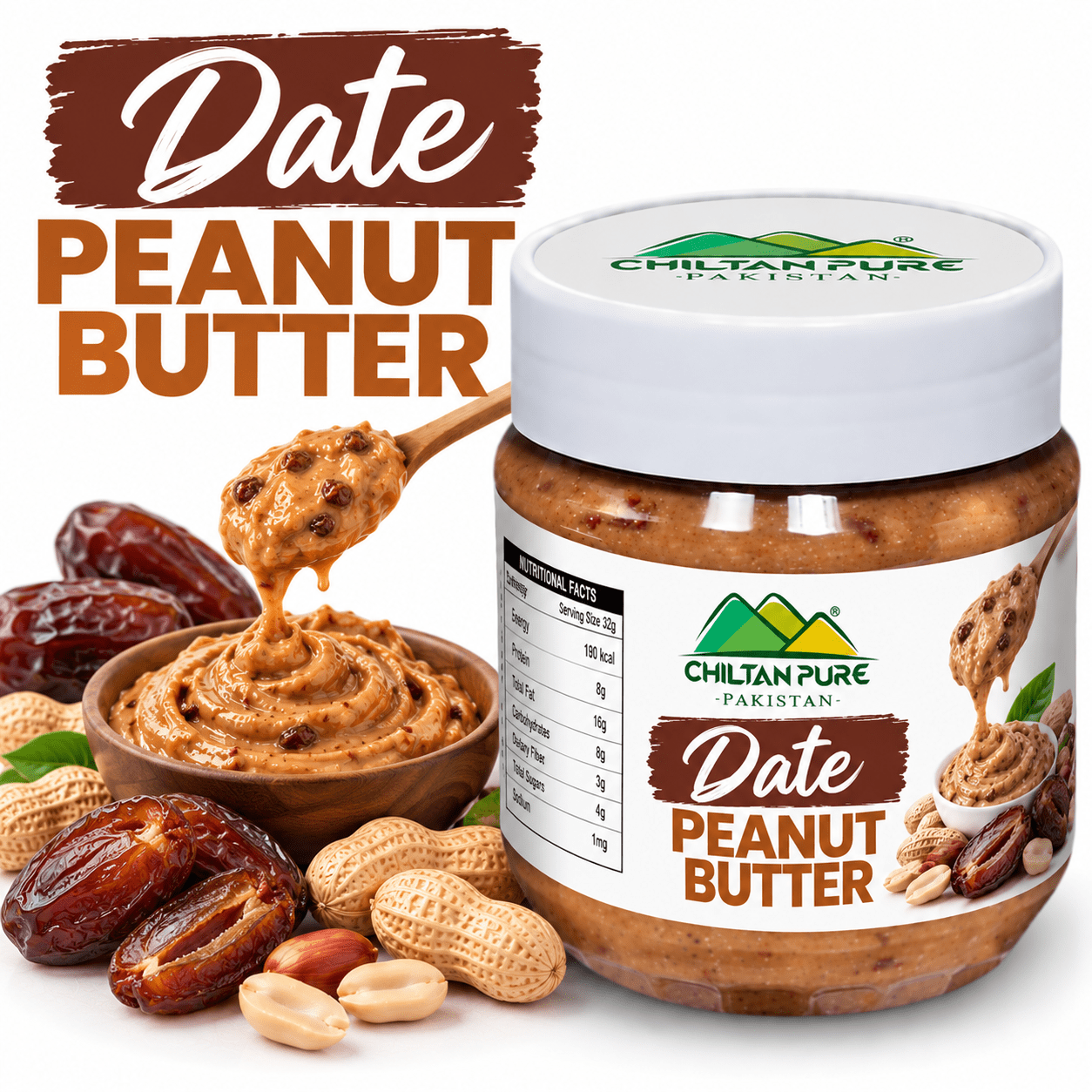 Date Peanut Butter 360g | Price in Pakistan | Mamasjan - Mamasjan