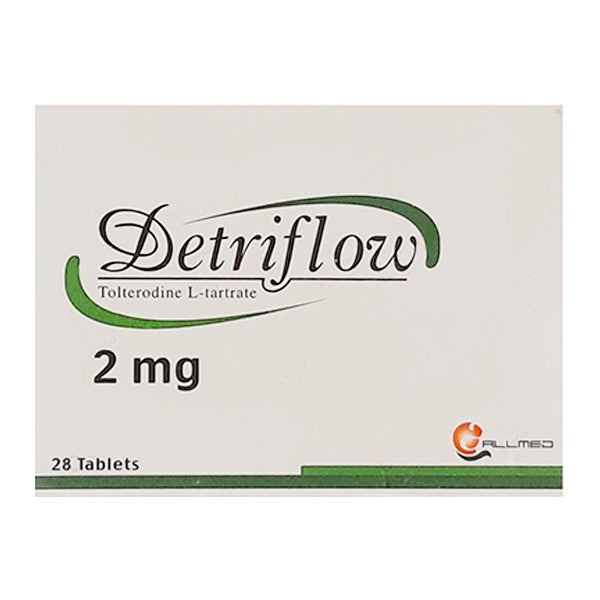 Detriflow Tablets 2mg (1 Strip = 14 Tablets)