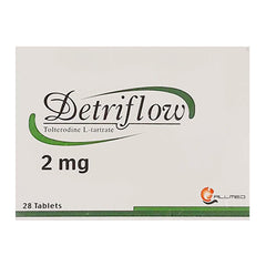 Detriflow Tablets 2mg (1 Strip = 14 Tablets)