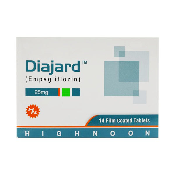Diajard Tablets 25mg (1 Strip = 7 Tablets)