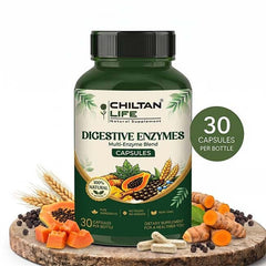 Digestive Enymes Capsule 100% Natural Digestive Enymes Tablets 30 Per Bottle 500mg - Mamasjan