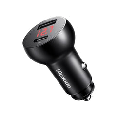 30W Car Charger with Digital Display Default Title - MamasJan Phone & Accessories