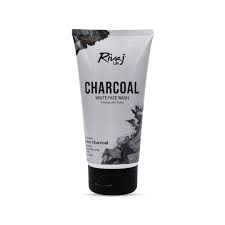RIVAJ WOMEN CHARCOAL WHITE FACE WASH 100ML Default Title - MamasJan skincare