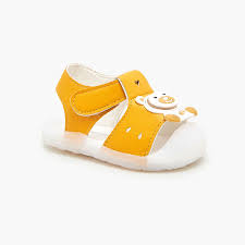 BOYS SANDAL SIZE 21 YELLOW 12 17-21 W-G Default Title - MamasJan Kids Shoes