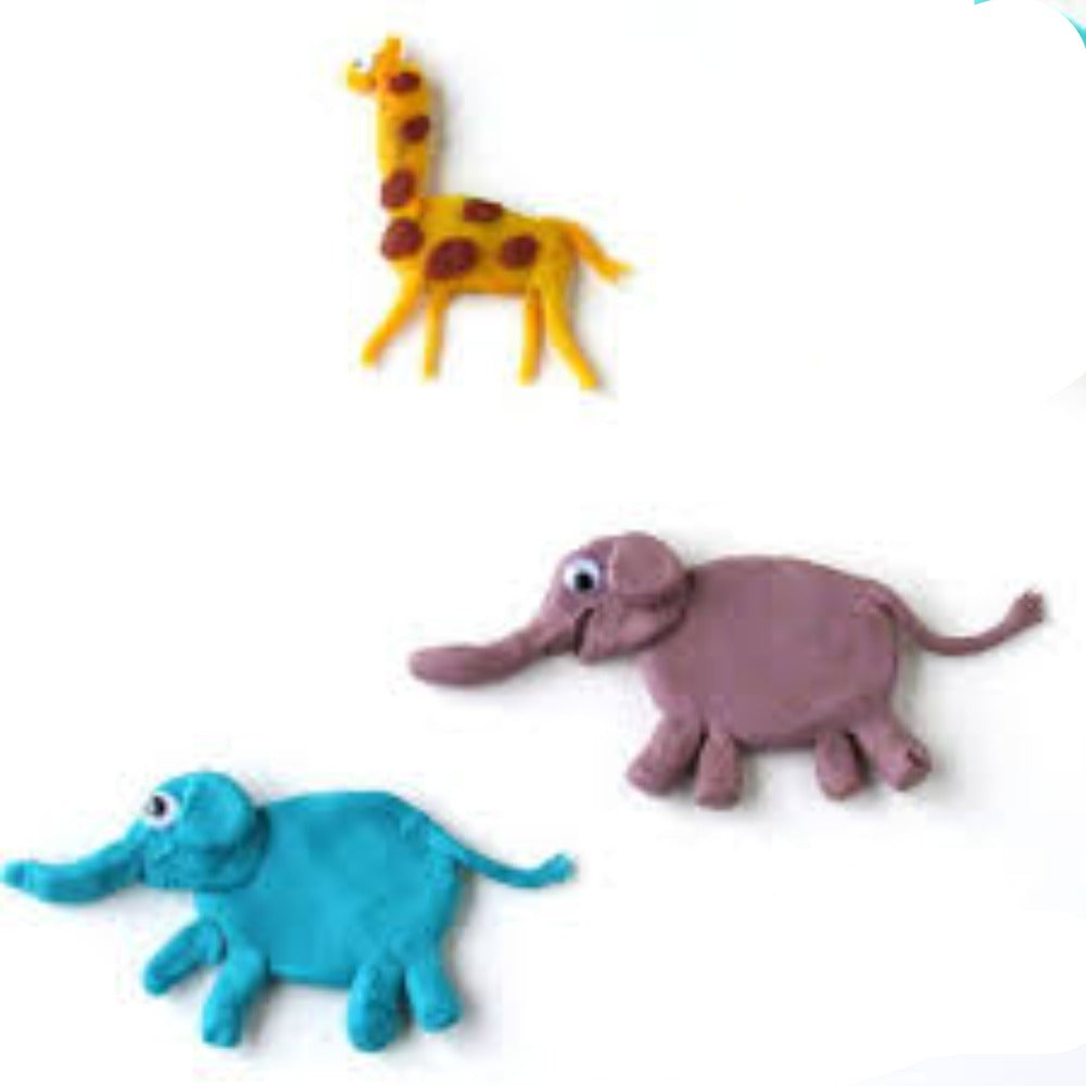 5838-203 FUNNY ANIMAL PLAY DOUGH Default Title - MamasJan Toys