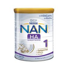 NESTLE MILK POWDER NAN HA 1 OPTIPRO TIN 400 GM Default Title - MamasJan Grocery