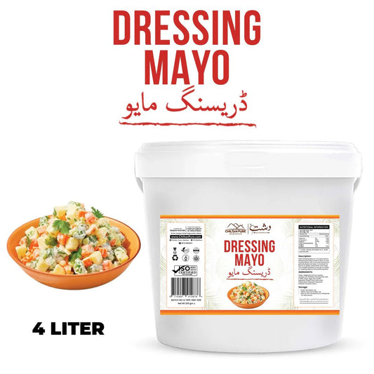 Dressing Mayo 4 Liter / Dressing Mayonnaise Institutional Bulk For HORECA Family, Hotels, Restaurants, Catering, Cafes