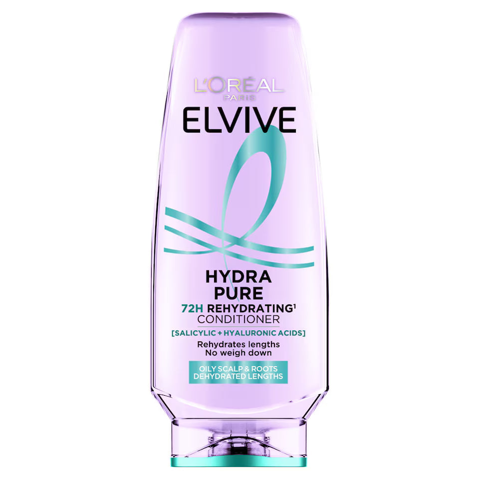 Loreal Elvive Conditioner Hydra Pure Oily Scalp Roots 500Ml
