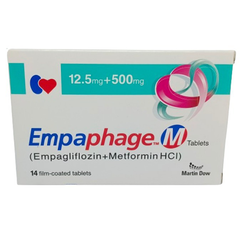 Empaphage-M Tablets 12.5mg+500mg  (1 Strip = 7 Tablets)