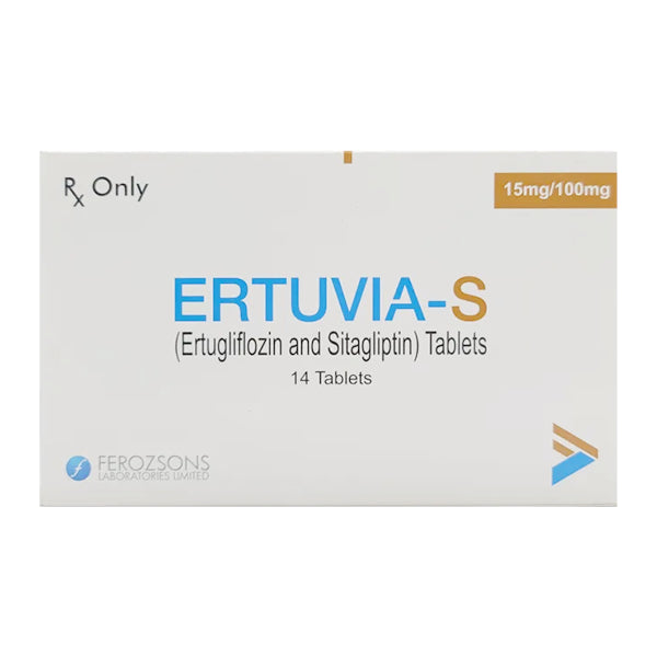Ertuvia-S Tablets 15mg/100mg (1 Box = 2 Strips) (1 Strip = 7 Tablets)