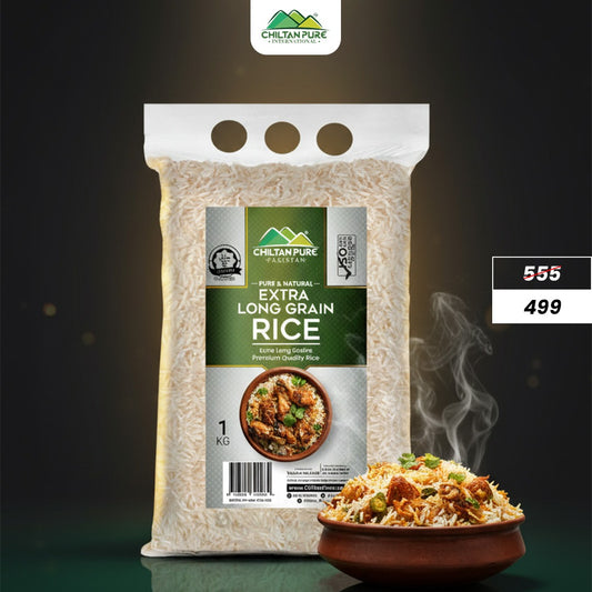 Extra Long Grain Rice / (اضافی لمبے دانے والے چاول) / Premium Quality Aromatic Naturally Aged Perfection 🌾✨ 1kg