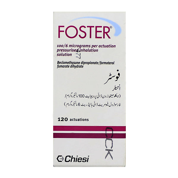 Foster Inhaler 100mcg/6mcg 120 Actuations