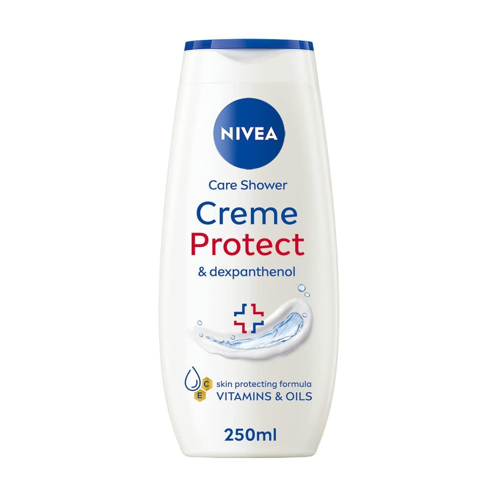 Nivea Shower Gel Creme Protect With Vitamins Oils 250Ml