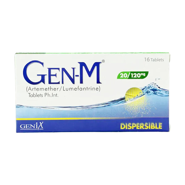 Gen-M Tablets 20/120mg (1 Strip = 8 Tablets)