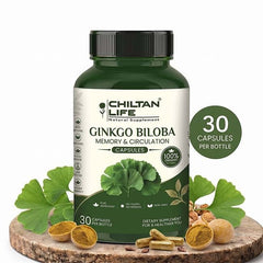 Ginkgo Biloba Capsule 100% Natural Ginkgo Biloba Tablets 30 Per Bottle 500mg - Mamasjan