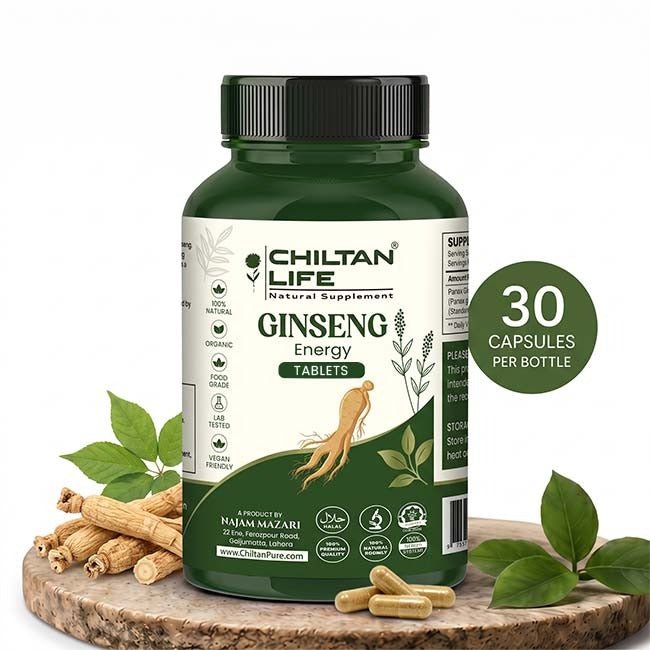 Ginseng Capsule 100% Natural Shatavari Tablets 30 Per Bottle 500mg - Mamasjan