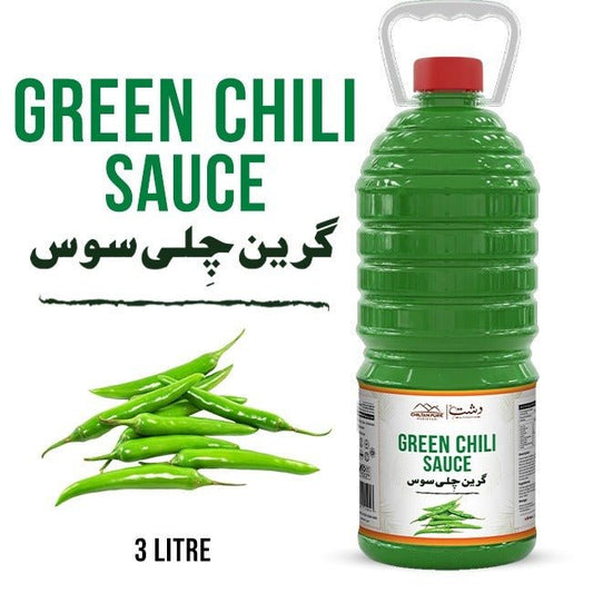 Green Chili Sauce 3 Liter Bulk For HORECA Family, Hotels, Restaurants, Catering ,Cafes. - ChiltanPure