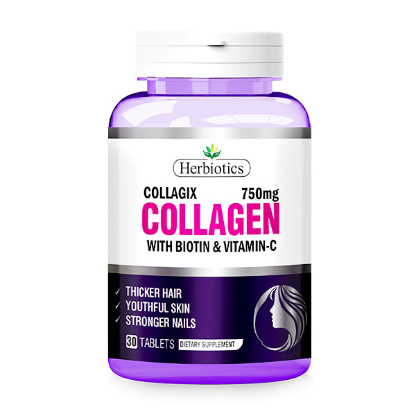 Herbiotics Collagix Tablets 750mg (1 Bottle = 30 Tablets)