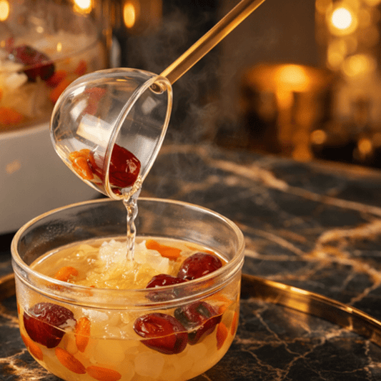 Heat Resistant Borosilicate Glass Tarka Spoon - ChiltanPure