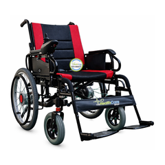 Extra Wide Electric Wheelchair 56Cm Seat 24V Lithium Battery 350W Dual Motor Heavy Duty 180Kg - The Healthcare Shop Pakistan