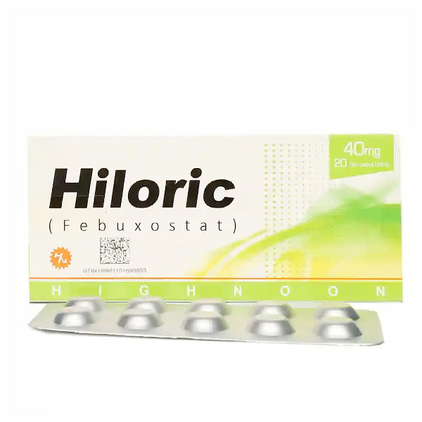 Hiloric Tablets 40mg (1 Box = 2 Strips) (1 Strip = 10 Tablets)