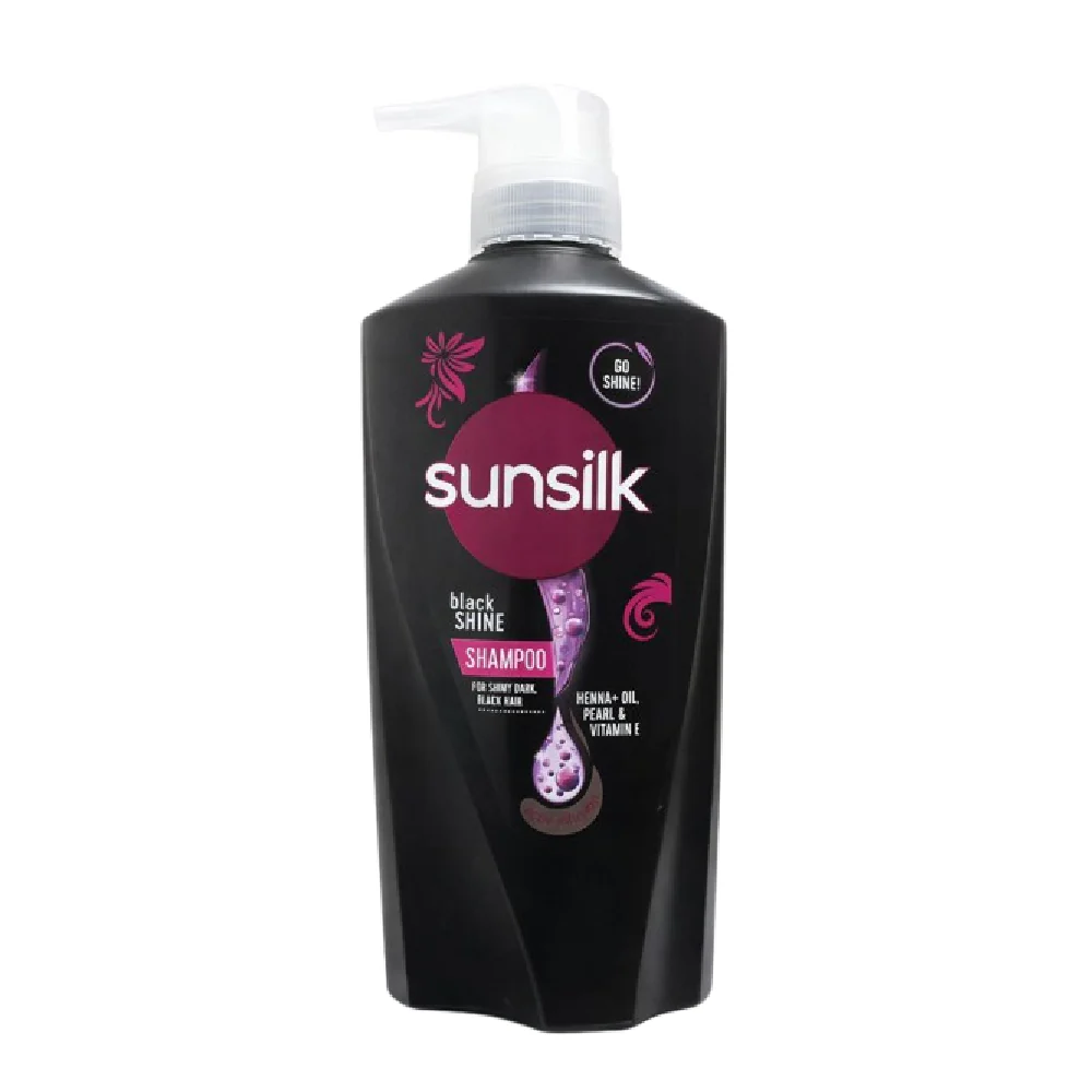 Sunsilk Black Shine Black Shampoo 625Ml