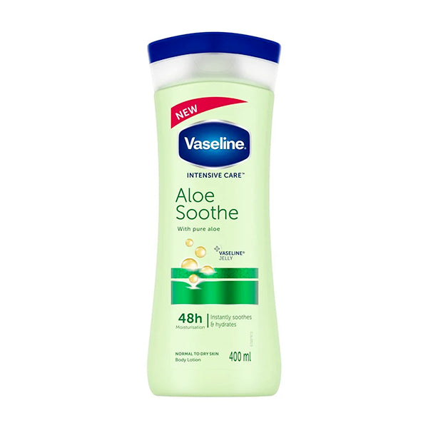 Vaseline Intensive Care Aloe Soothe Lotion 400ml (Imported)