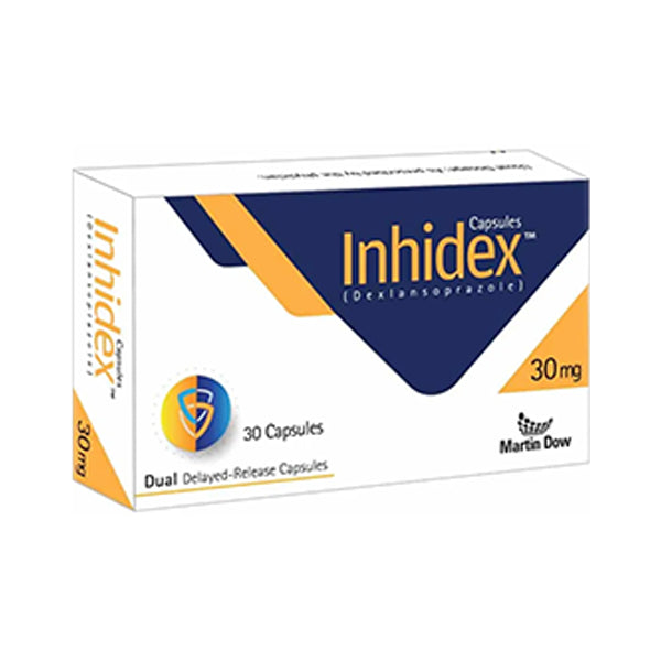INHIDEX 30MG CAPSULES 30S