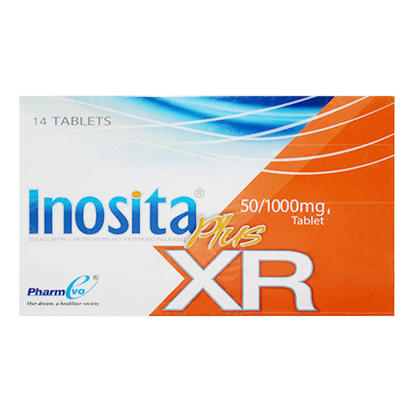 Inositaplus XR Tablets 50mg/1000mg (1 Box = 2 Strips) (1 Strip = 7 Tablets)