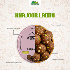 Dates Khajoor Laddu / Pinni - Wholesome Delight Perfect Blend of Health and Indulgence