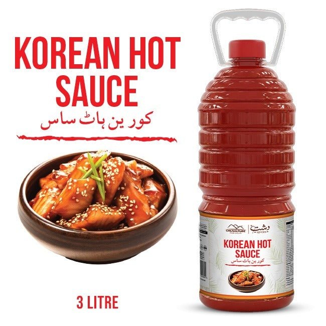 Korean Hot Sauce 3 Liter Bulk For HORECA Family, Hotels, Restaurants, Catering ,Cafes. - ChiltanPure