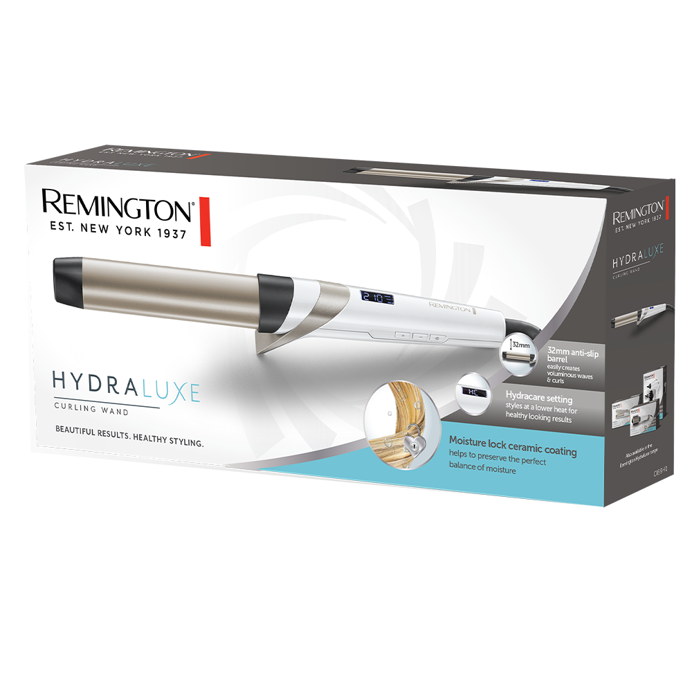Remington Hydraluxe Hair Curling Wand Ci89H1