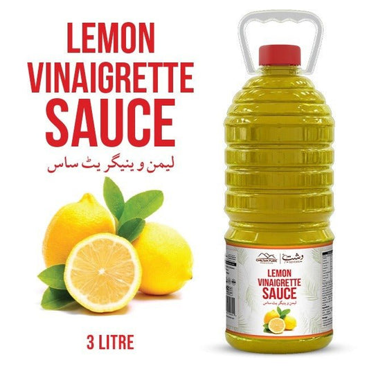 Lemon Vinaigrette Sauce 3 Liter Bulk For HORECA Family, Hotels, Restaurants, Catering ,Cafes. - ChiltanPure