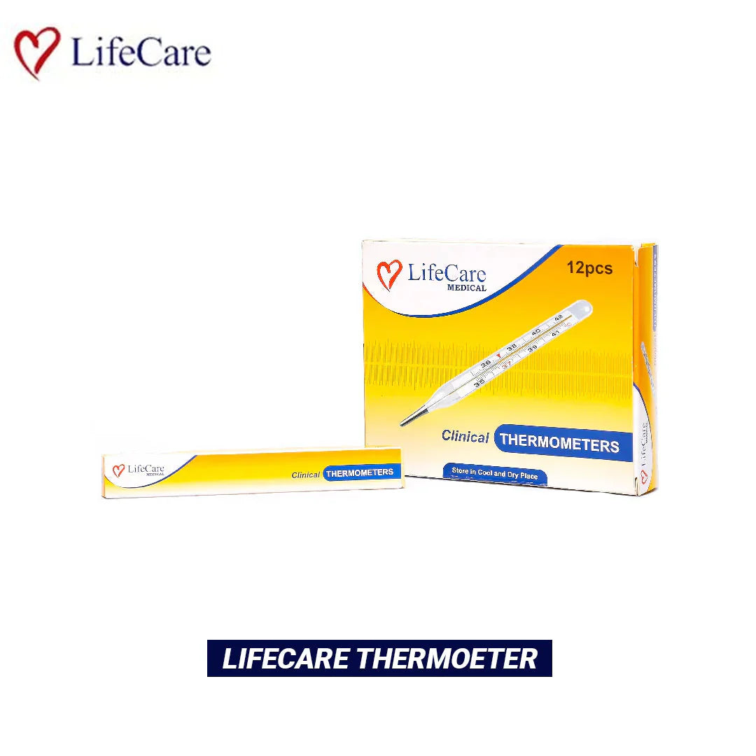 Life Care Clinical Glass Thermometer - The Healthcare Shop Pakistan