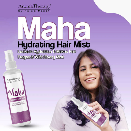 Maha Hydrating Hair Mist - Locks in Hydration & Makes Hair Fragrant with Every Mist-💯Organic