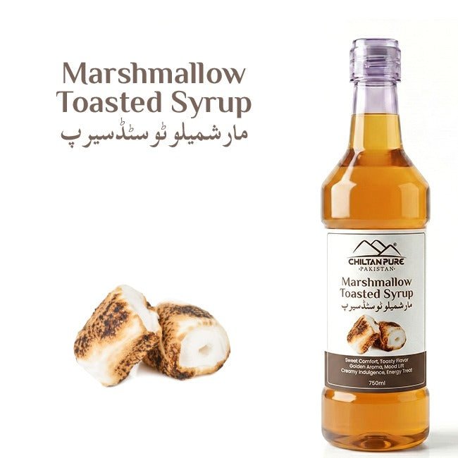 Marshmallow Toasted Syrup / ٹوسٹڈ مارشمیلو سیرپ - ChiltanPure
