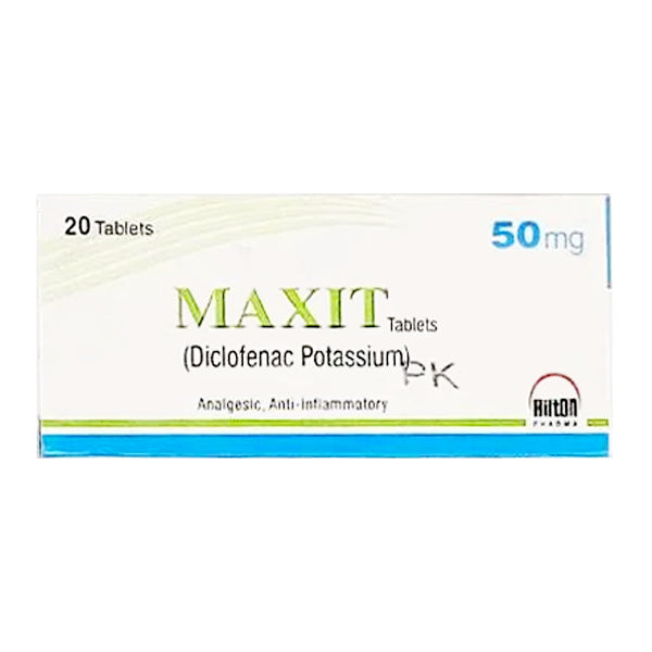 Maxit Tablets 50mg (1 Strip = 10 Tablets)