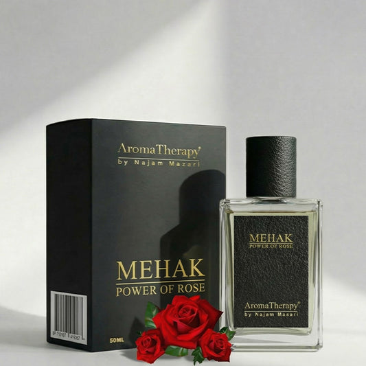 Mehak Natural Perfume - An enchanting fragrance that embodies the timeless beauty of roses (Bright crystal)