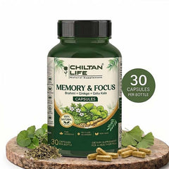Memory & Focus Capsule 100% Natural Memory & Focus Tablets 30 Per Bottle 500mg - Mamasjan