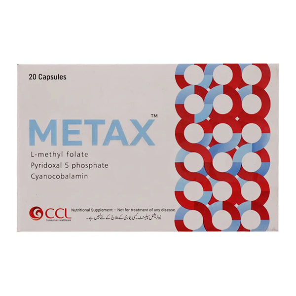 Metax Tablets (1 Box = 20 Tablets)