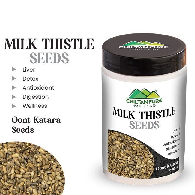 Milk Thistle Seeds / ملک تھیسل سیڈز - ChiltanPure