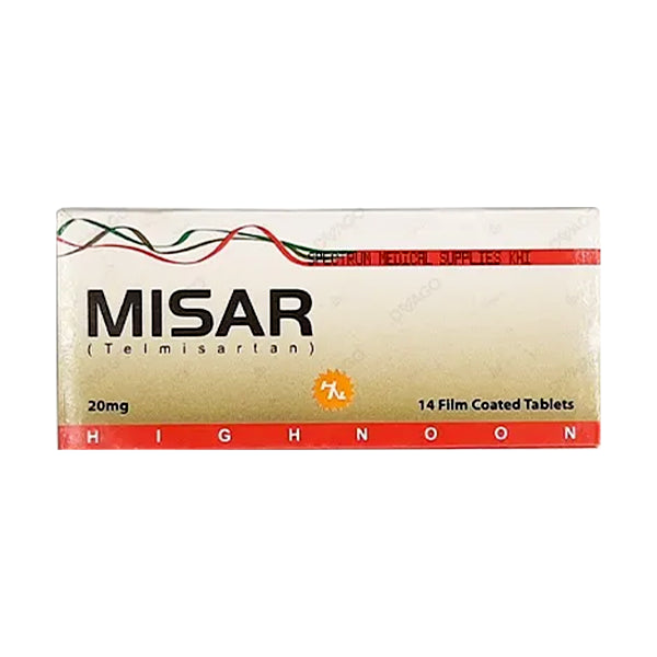 Misar Tablets 20mg (1 Box = 2 Strips) (1 Strip = 7 Tablets)
